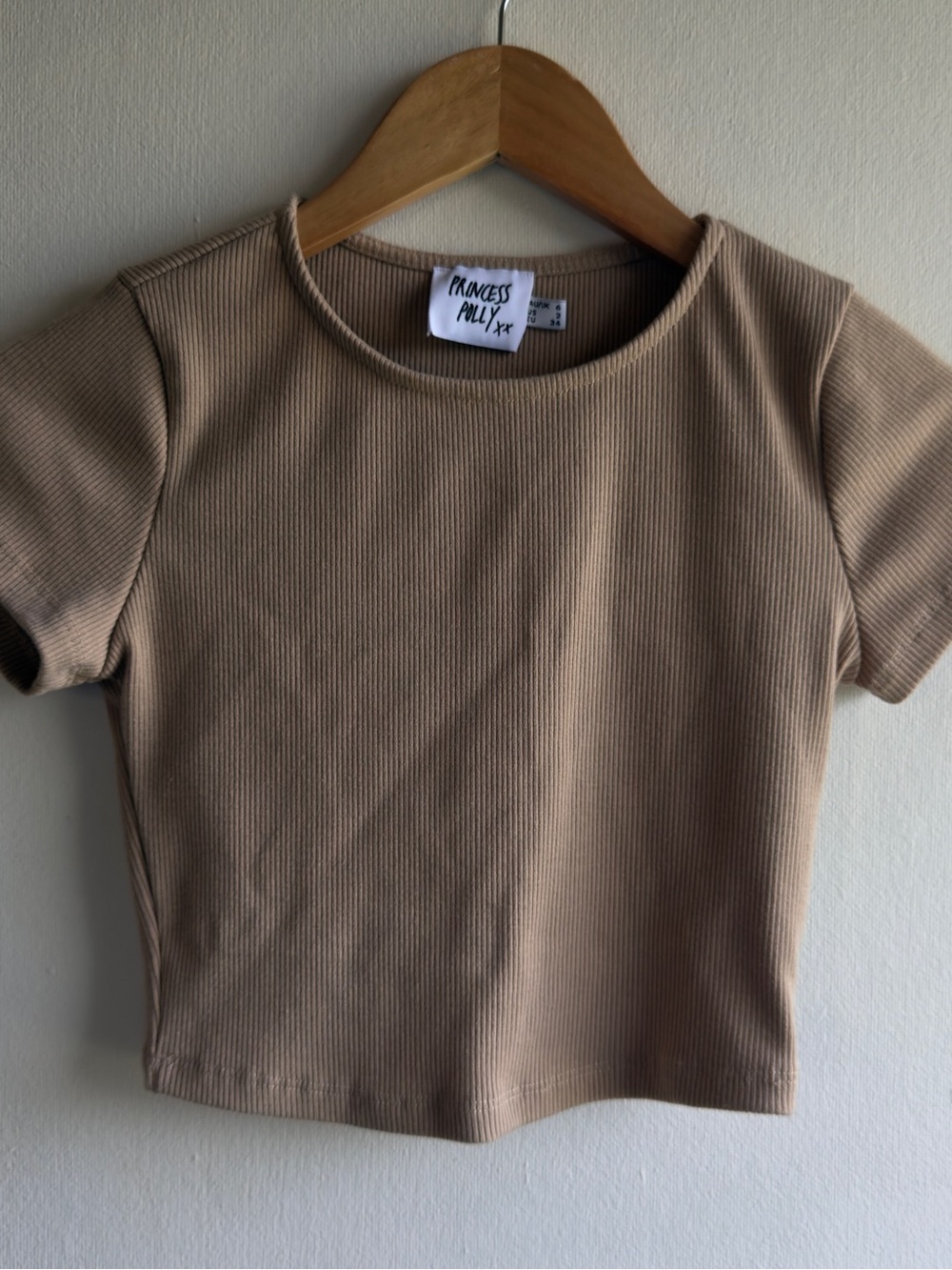 Princess Polly Ribbed Crop Top